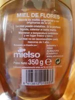 Mängden socker i Miel de flores