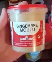 Mängden socker i Gingembre moulu