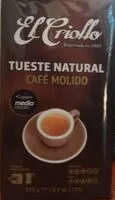 Mängden socker i Café molido El criollo tueste natural