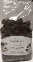 Mängden socker i Chocolate 50% cacao en gotas
