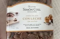Mängden socker i Chocolate con leche en gotas