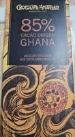 Mängden socker i Chocolate 85% cacao origen Ghana