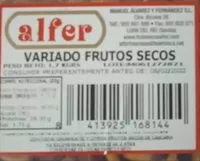 Mängden socker i Frutos secos