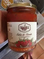 Mängden socker i Salsa de tomate