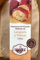 Mängden socker i Pimientos del Piquillo rellenos de langosta y Vieiras