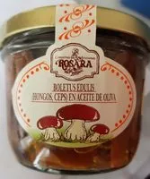 Mängden socker i Boletus edulis en aceite de oliva