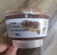 Mängden socker i Crema de cacao con avellanas