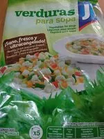 Mängden socker i Verduras para sopa