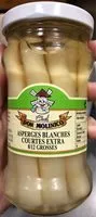 Mängden socker i Asperges blanches courtes extra 8/12 grosses