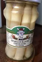 Mängden socker i Espárragos blancos cortos extra