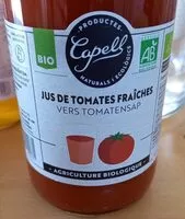 Mängden socker i Jus de tomates fraîches