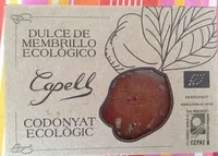 Mängden socker i Pate de coing artisanale biologique