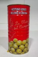 Mängden socker i Aceitunas rellenas de anchoa