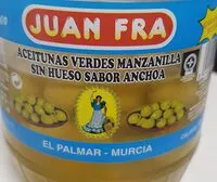 Mängden socker i Aceitunas verdes manzanilla sin hueso sabor anchoa