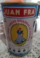 Mängden socker i Aceitunas Verdes Rellenas de Anchoa