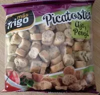 Mängden socker i Picatostes ajo y perejil