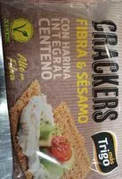Mängden socker i Crackers fibra y sésamo