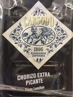 Mängden socker i Chorizo extra picante