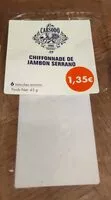 Mängden socker i Chiffonnade de jambon serrano