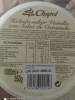 Mängden socker i Helado sabor vainilla con salsa de caramelo