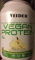 Mängden socker i Vegan protein vanilla