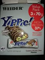 Mängden socker i Yippie! 