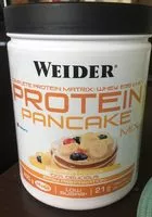 Mängden socker i Protein pancake