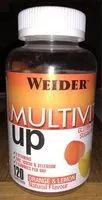 Mängden socker i Multivit up