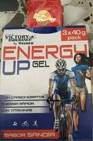 Mängden socker i Energy up gel