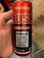 Mängden socker i Rush