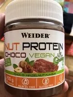 Mängden socker i Nut protein choco vegan
