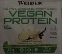 Mängden socker i Vegan protein vainilla