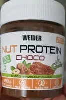 Mängden socker i nut choco