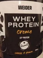 Mängden socker i Whey protein creme