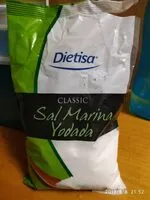 Mängden socker i Sal marina yodada