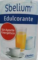 Mängden socker i Edulcorante Sbelium