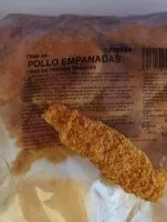 Mängden socker i Tiras de pollo empanadas
