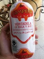 Mängden socker i Mortadela de vaca y ave