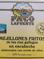 Mängden socker i Mejillones fritos en escabeche