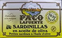 Mängden socker i Sardinillas en aceite de oliva