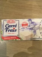 Mängden socker i Carré frais