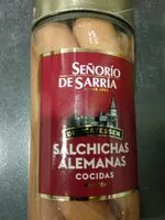 Mängden socker i Salchicas Alemanas Cocidas