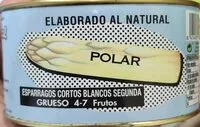 Mängden socker i POlAR, ESPARRAGOS CORTOS BLANCOS SEGUNDA Grueso 4-7 Frutos
