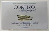 Mängden socker i Cortizo Alta Selección Sardinas en aceite de oliva