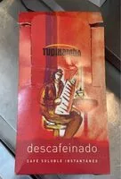 Mängden socker i Cafe soluble descafeinado