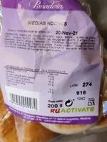 Mängden socker i Medias noches