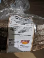 Mängden socker i Pan rebanado con centeno