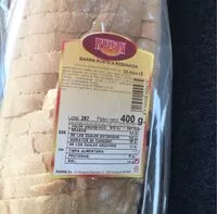 Mängden socker i Barra rustica rebanada