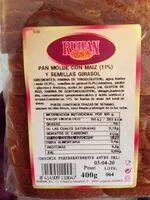 Mängden socker i Pan de molde con maíz y semillas de girasol