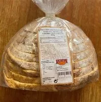 Mängden socker i Media hogaza rebanada de maiz